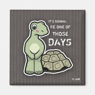 Grappige Cartoon Shell-lessTortoise Magnet Magneet