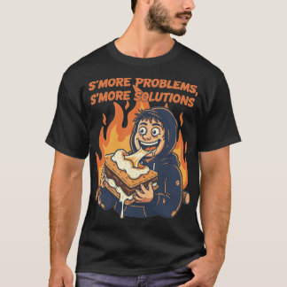 Grappige Cartoon Smore Problemen Smore Oplossingen T-shirt