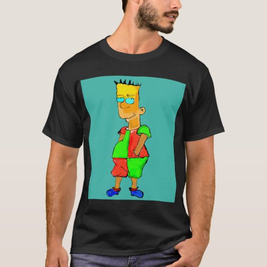 grappige cartoon t-shirt (Voorkant)