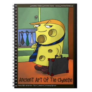 Grappige Cartoon Tai Chi Spiraal Notebook Notitieboek
