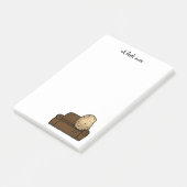 grappige cartoon van bankaardappelen post-it® notes (Schuin)
