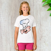 Grappige Cartoon Varkenskok met Pet T-shirt
