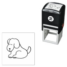Grappige Cartoon Zittende Hond