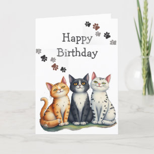 Grappige Cat Herder Quote Cat Lover Verjaardag Bedankkaart
