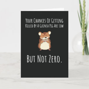 Grappige Cavia Kaarten Huisdieren Dieren Humor