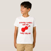 grappige cello t-shirt (Voorkant volledig)