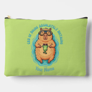 Grappige CEO van Nietsdoen Capybara Kikker Etui