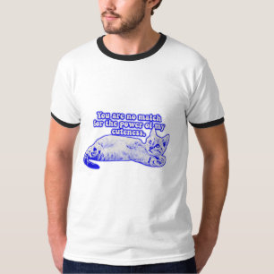 Grappige chagrijnige kat meme voor kitten- en katt t-shirt