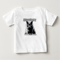 Grappige chagrijnige kat meme voor kitten personen
