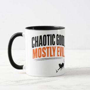 Grappige Chaotisch Goede Meestal Kwaadaardige Zwar Mok