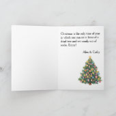 Grappige Chat GPT Aanbevolen Aangepaste Kerstmis Feestdagen Kaart (Binnen)