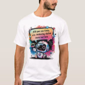 Grappige chatbot memes Creëer uw eigen chatbots T-shirt (Voorkant)