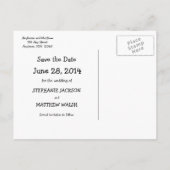 Grappige checklist Opslaan van de datum Aankondigingskaart (Achterkant)