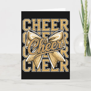 Grappige cheerleader coquette cheerleading outfit kaart