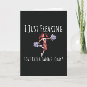 Grappige Cheerleader Kaarten Dans Sport Dansen Dan