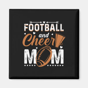 Grappige Cheerleading Moeder Voetbal En Cheer Moed Magneet