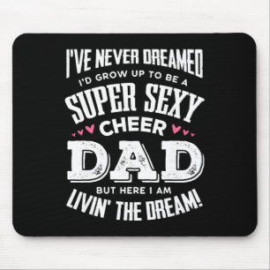 Grappige Cheerleading Vader Father Cheer Vader Muismat