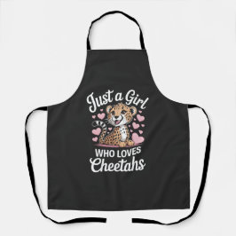 Grappige Cheetah Citaat Schort