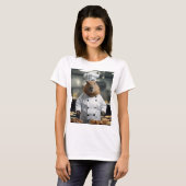 Grappige Chef Capybara Dames Tshirt (Voorkant volledig)
