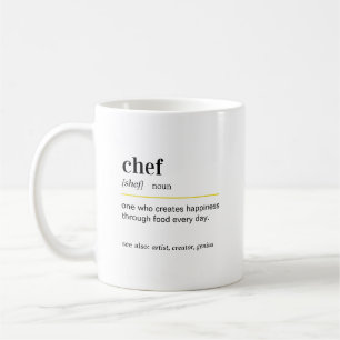 Grappige chef definitie cadeau koffiemok