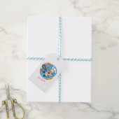 Grappige chef mascotte cadeaulabel (Met Touw)