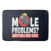 Grappige chemie leraar mol probleem badmat (Voorkant)