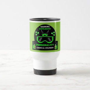 Grappige chemische ingenieur geschenken reisbeker