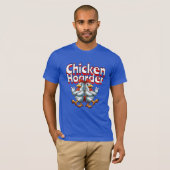 Grappige Chicken Hoarder T-shirt (Voorkant volledig)