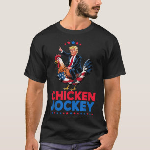 Grappige Chicken Jockey Trump Meme T-shirt