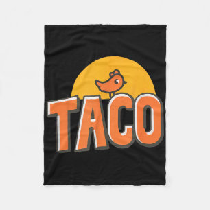 Grappige Chicken Meme Trendy Taco Trump Altijd Kip Fleece Deken