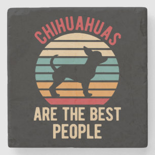 Grappige Chihuahua-honden cadeau Stenen Onderzetter