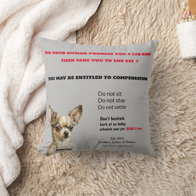 Grappige Chihuahua Kussen (Deken)