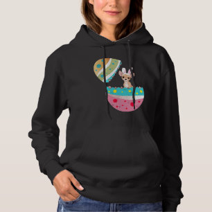 Grappige Chihuahua-liefhebber Paasei Konijn Kostuu Hoodie