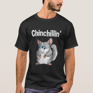 Grappige chinchilla voor mannen Vrouwen Rat Eekhoo T-shirt