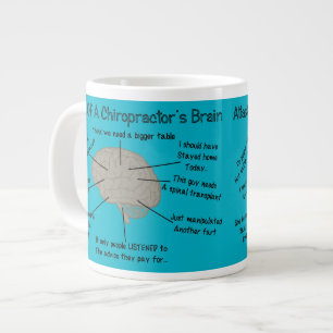 Grappige Chiropracticus Hersen Bekermug Blauw Jumbo Mok