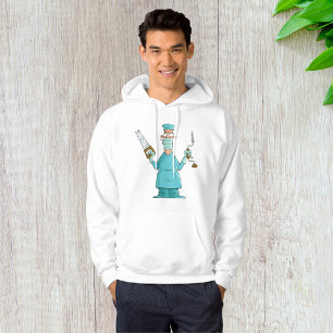 Grappige chirurg Cartoon hilarische medische Humor Hoodie