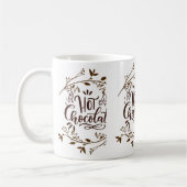 Grappige chocolade koffiemok (Links)