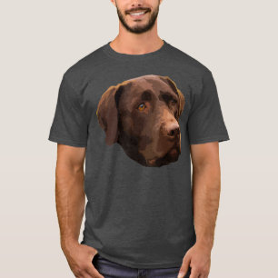 Grappige Chocolade Lab Labrador Retriever Hond T-shirt