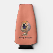 Grappige Chow Hond Bottle Cooler (Voorkant)