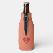 Grappige Chow Hond Bottle Cooler (Fles Achterkant)