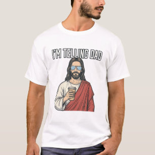 Grappige Christelijke Vader Citaat Vintage T-shirt