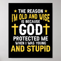 Grappige christen God beschermde me toen ik jong w