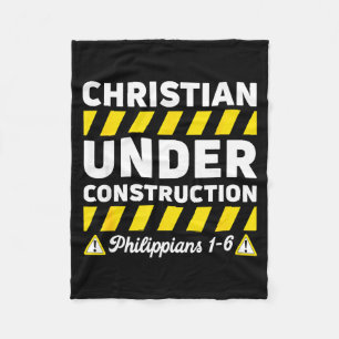 Grappige christen onder constructie Filipenzen 1-6 Fleece Deken