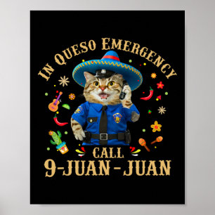 Grappige Cinco De Mayo Ambulancier Tacos Kat Liefh Poster