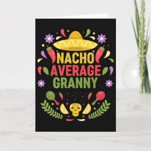 Grappige Cinco De Mayo Nacho Gewone Oma Kaart