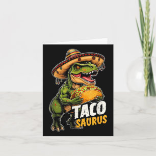 Grappige Cinco de Mayo Tacosaurus Taco dinosaurus Kaart