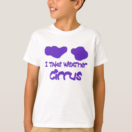 grappige cirrus t-shirt (Voorkant)