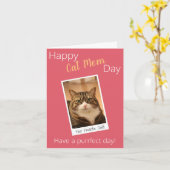 Grappige Citaat Kat Moeder Moederdag Aangepaste Ro Kaart (Gele Bloem)