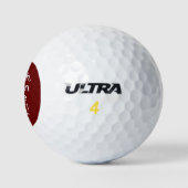 Grappige citaat van broer of zus gepersonaliseerd golfballen (Logo)