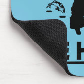 grappige citaten over ijsvisliefhebbers muismat (Hoek)